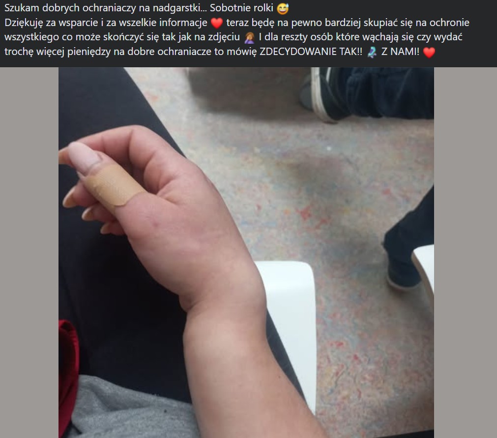 Dlaczego warto nosić ochraniacze na rolki
